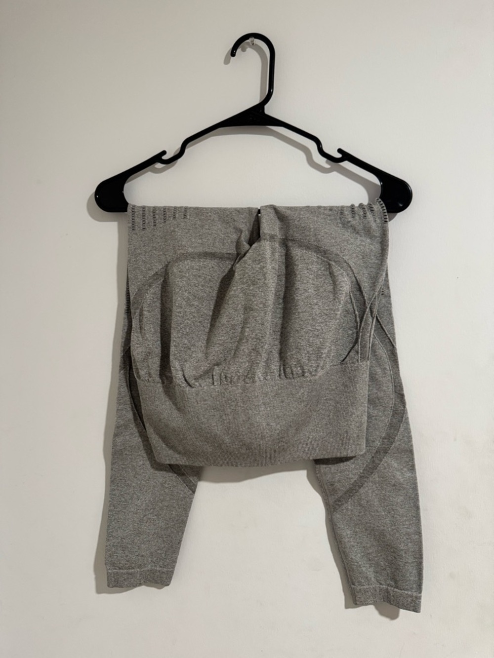 Athletic Set Gray Ribbed - Picture 3 of 5